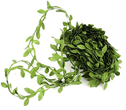 Healifty Efeu Künstlich Buchsgirlande Blattgirlande für Hochzeit Büro Küche Garten Party Wanddekoration DIY 20M