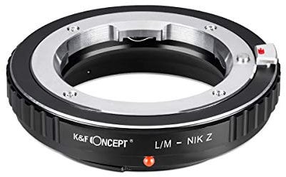 K&F Concept Adapter für Nikon Z‿Z6 Z7, KF-LMZ Kamera