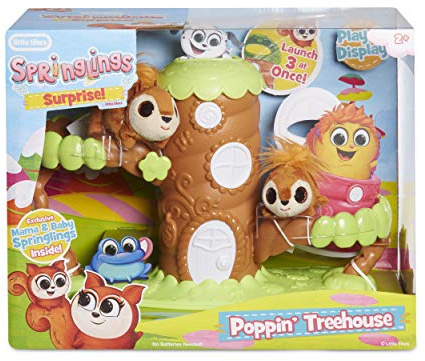 little tikes 649806 Springlings Surprise Poppin' Baumhaus, Mehrfarbig