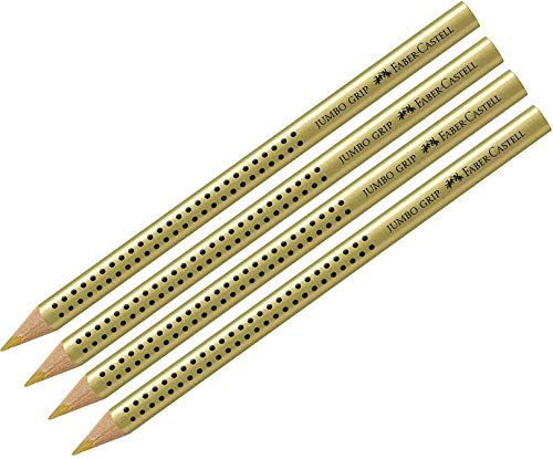 Faber-Castell - Buntstift Jumbo Grip (Gold | 4er Pack)