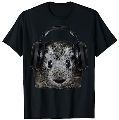 DJ Meerschweinchen Geschenk Musik Festival Elektro Haustier T-Shirt