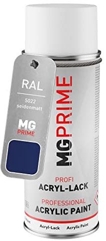 RAL 5022 Bleu nocturne/Night blue Bombe aérosol 400 ml mat satiné séchage rapide