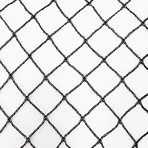 Aquagart® Teichnetz 8m x 8m Vogelschutz 20mm x 20mm Maschenweite I Pool Laubnetz schwarz I Obstbaumnetz feinmaschig I Beet Netz stabil I Silonetz I Fischteichnetz Reiherschutz
