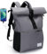 MoFut Rucksack Damen Groß Rucksack Herren Groß Schulrucksack viele Fächer mit 15,6 Laptopfach, Unisex Rolltop Rucksack Wasserdicht, Lässiger Backpack Schule Freizeit Uni Arbeit Wandern.