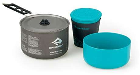 Sea to Summit Alpha 1.1 Kochgeschirr Set, Pacific Blue/Grey