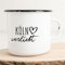 Huuraa Emaille Tasse Köln Geschenk Kaffeebecher Vintage 300ml Köln Geschenkidee