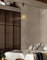 MeTikTok Suspension Rétro Vertigo Lustre, Suspensions Retro Lampe Fibre De Verre + Polyuréthane De Chapeau Design Moderne Salon Cuisine Salle De Bain Éclairage Décoratif, E27,Marron,120CM