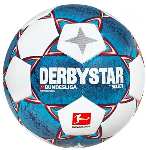 DERBYSTAR Bundesliga Fußballbälle Weiss Orange Blau 5