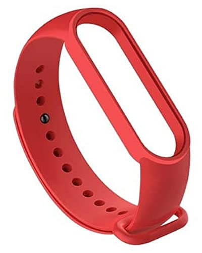 CABLEPELADO Bracelet de rechange imperméable en silicone pour Xiaomi Mi Band 4 et Xiaomi Mi Band 3, rouge, Moderne
