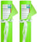 Sensalux Tischdeckenrollen-Set, 2 Stück, stoffähnliches Vlies, Event, Geburtstagsfeier, 1m x 40m Apfelgrün