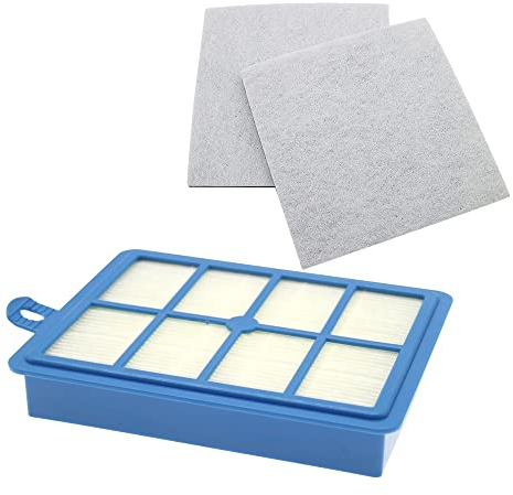 IMASHNA 1 Filtre HEPA H13 ; 2 pièces Moteur Coton/Fit for Philips Electrolux série FC9172 FC9087 FC9083 FC9258 FC9261 FC8031