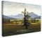 Leinwandbild (40x30cm) Caspar David Friedrich: Der einsame Baum, Leinwand auf Keilrahmen gespannt und fertig zum Aufhängen, hochwertiger Kunstdruck aus deutscher Produktion