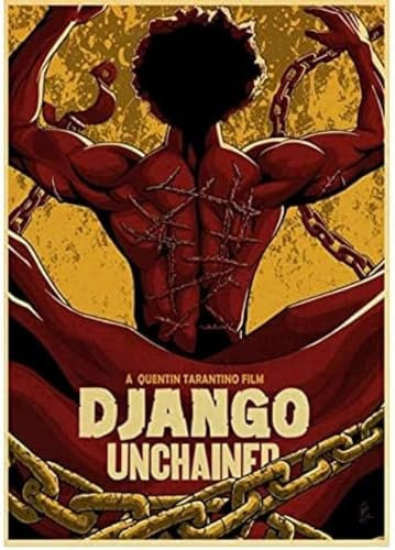 Poster Django Unchained Poster Filmplakat Kunst Wandbilder Poster Und Drucke Leinwand Malerei Home Decor 50X70Cm Kein Rahmen