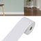 jackfru Battiscopa morbidi da 10 m, largo e spesso, listello decorativo flessibile, autoadesivo, profili di transizione, battiscopa, battiscopa, venature in legno di marmo (bianco-10 m)