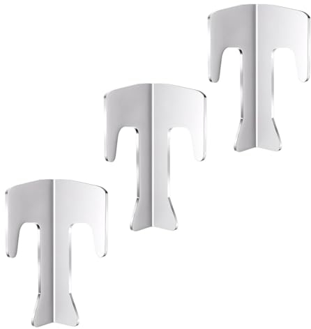 3 Stück Feuerplatten Abstandshalter Set, Abstandshalter für Feuerplatten, Universal Edelstahl Abstandshalter, für Grillring Feuerplatten Feuerschalen BBQ Kugelgrill Feuertonne Zubehör