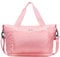 Yomisee Reisetasche Damen Weekender Bag Handgepäck Tasche Sporttasche Travel Duffle Bag Kliniktasche Geburt Fitnesstasche Trainingstasche für Flugzeug Reisen (Rosa)