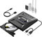 ARCELI DVD Player, External CD Player for PC, External DVD Player, USB 3.0 Type C DVD/CD/VCD External with SD/TF and USB Ports, CD DVD RW Burner for Windows XP/7/8/10/PC, MacBook, Linux, etc.