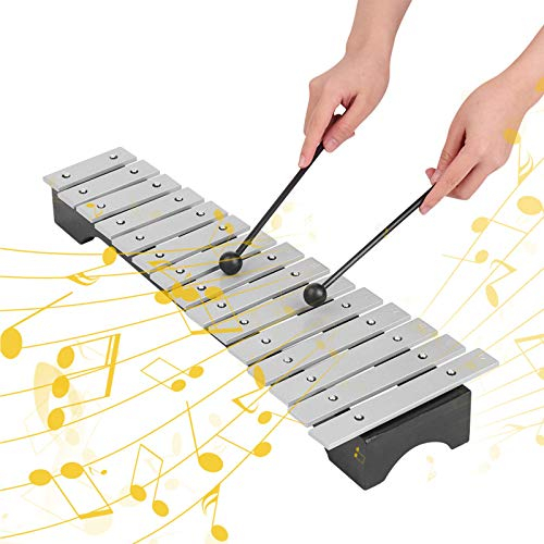 Xylophon in voller Größe, 15 Noten, Percussion-Instrument mit Schlägeln und Tragetasche, ideal für Musikliebhaber, Alt-Xylophon