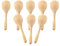 Dickly 8x Holz-Maracas, handbemalte Maracas, Mini-DIY-Handpercussion-Rasseln, unvollendete leere Maracas zum Bemalen von Feiertagen, Geburtstagen, m