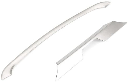 MYVPRO Striscia Decorativa per VW per Golf 7 VII per MK7 2013 2014 Cruscotto in Acciaio Inossidabile Adesivi Decorativi Car Styling 2 Pz/Set Strisce Decorative Auto