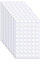 600 PCS Sticky Dots Double Sided, Glue Dots, Glue Dots Double Sided for Balloons, Transparent Removable Balloon Sticky, Round Balloon Glue Dots, Used for Photo Walls and Posters(10 Sheets)
