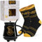 Harry Potter Tassen-Geschenkset, Kuschelige Damen Socken & Keramik Tasse, Geschenke für Frauen & Teenager (Schwarze Mug & Spoon Socken, Tasse: 450ml, Socken, 35/41 EU)