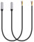 Lot de 2 prises femelles de rechange 3,5 mm vers câble nu, TRRS 4 pôles, stéréo 1/8, 3,5 mm, câble audio pour casque, casque, microphone, câble de réparation