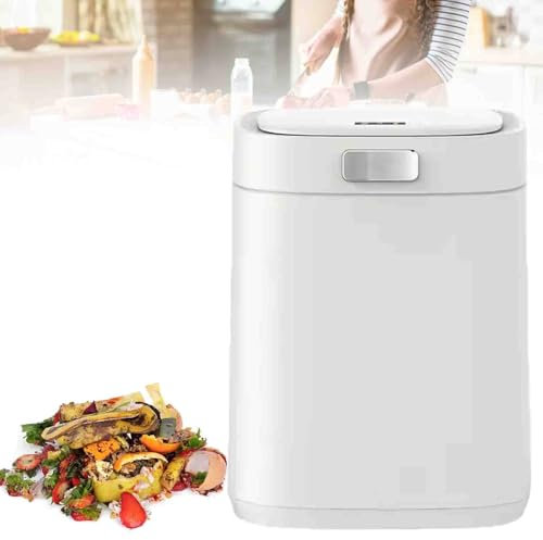HNBYLMM Electric Kitchen Composter, 2.5L Smart Compost Bin, Electric Compost Bin with Single Button Design, with Activated Carbon Filter Turn Waste to Organic Compost
