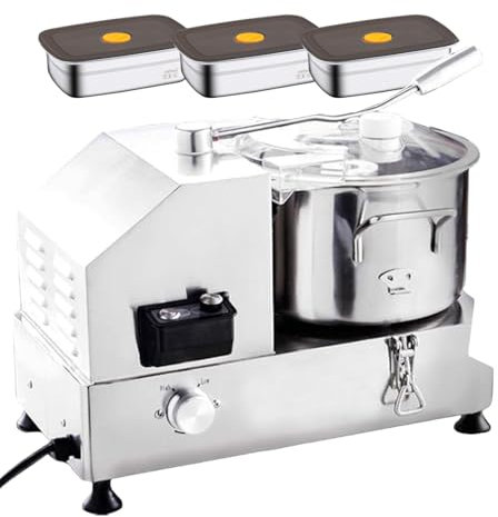 forplubossmmp Procesadores De Alimentos Y Picadoras De Verduras De 6 L/9 L/12 L, Picadoras De Carne Eléctricas con Perilla De Velocidad E Interruptor De Inicio/Parada - 0,75 Kw/0,75 Kw/1,5 Kw,12L