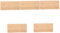 OATIPHO 5St Schmuckperlentablett bastelzubehör schmuckherstellung Armband-Anhänger Basteln Schmuckschatulle Schmuckkästchen Tablett mit Perlendesign Schubladen-Organizer aus Holz