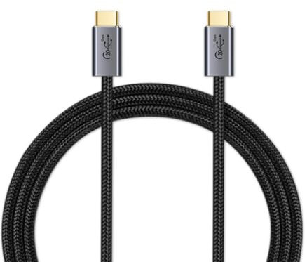 drburpily Cable de Datos 3 en 1 Macho a Macho Tipo C portátil USB 3,2 Carga rápida teléfono móvil proyector Cable convertidor Accesorios, 3 Metros