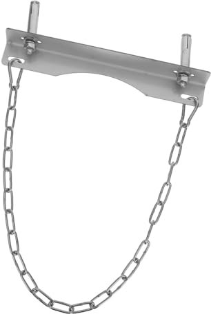 Homoyoyo Oxygen Cylinder Holder for Rv Truck Bed Propane Tank Stand Metal Chain Gas Cylinder Cage for Outdoor Lab Use Bottle Capacity