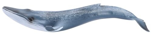 UPKOCH Solid Whale Model 10.6 Inch Realistic Blue Whale Toy Marine Animal Figurine for Kids Preschool Learning and Home Office Decoration