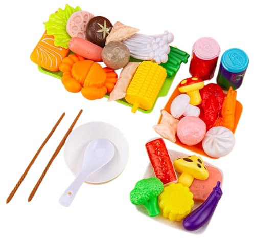 Ensemble Barbecue Jouet Enfant Dinette Cuisine Enfant Jeu D'Imitation | Jouets De Cuisine Faire Semblant | Imitation Cuisinière pour Barbecue, Jeux De Rôle Éducatif Cadeau pour Garçons Filles 3+
