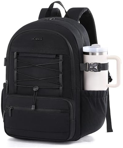 LOVEVOOK Laptop Rucksack Damen, 17,3 Zoll Schulrucksack Teenager Mädchen Schultasche Wasserdicht Travel Backpack Women Uni School Bag Fashion City Tagesrucksack Arbeitsrucksack für Reise Schule Work
