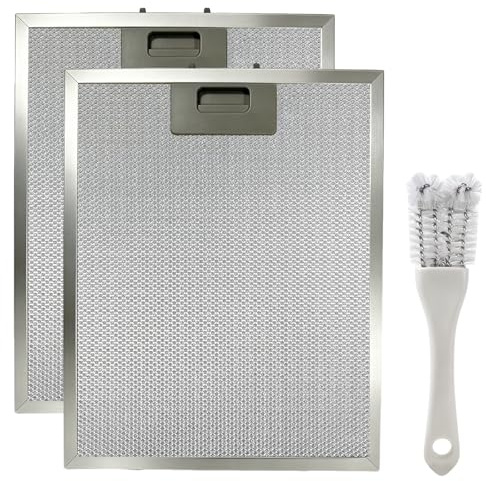 3Pcs Universal Cooker Hood Filter, 5-Layer Aluminum Mesh Extractor Fan