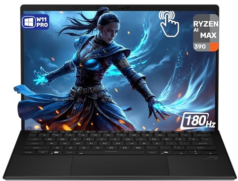 ASUS ROG Flow Z13 - Laptop para juegos 2 en 1, AMD Ryzen AI MAX 390, 32 GB LPDDR5x RAM, SSD PCIe de 2 TB, 13.4 pulgadas 2.5K (2560 x 1600) 180 Hz, gráficos AMD Radeon, teclado RGB de 1 zona, W11 Pro