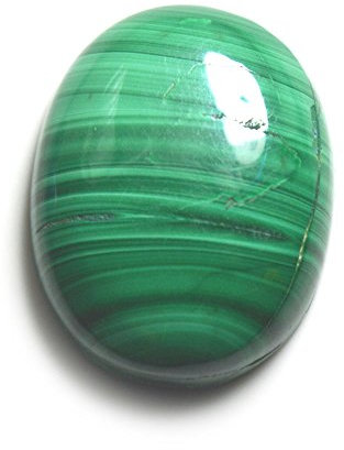 55Carat - Malachite 6,5 carat - Pierre précieuse ovale d’origine naturelle
