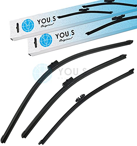 YOU.S SCHEIBENWISCHER SET VORNE + HINTEN 330 + 650 + 500 mm