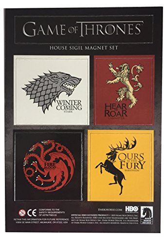 Official HBO's Game of Thrones House Sigil Magnet Set