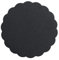 500 Airlaid Glasuntersetzer rund für Gläser 9cm Durchmesser Stoffähnlich | Untersetzer Getränkeuntersetzer Coasters Stoffoptik | Hochzeit Gastronomie Catering Hotel | Premium QUALITÄT | Schwarz