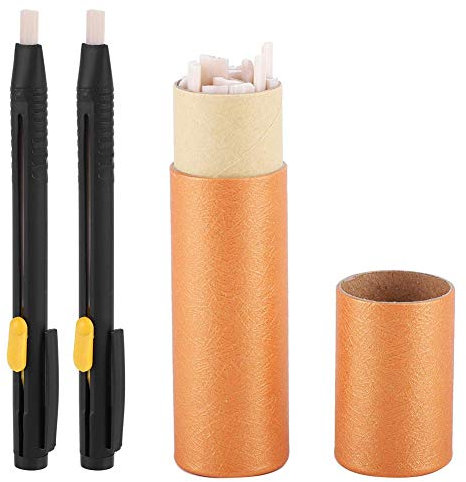 Sheens Sarti Matita per Gesso Sarti Pennarelli Invisibili per tracciamento di marcatura di Cucito Fai-da-Te Compresi 2 gusci di Penna e 20 ricariche di Cera