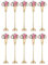 NUPTIO Vase Or pour Centre de Table: 10 Pièces 77.5cm Haut Support Fleur Mariage Trompette Doré Metal Vases pour Anniversaire Ceremonie Wedding Centres Pièces Decoration