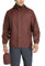 33,000ft Veste de pluie pliable avec capuche rangeable, légère et imperméable, coupe-vent, pour activité en plein air, pour homme, rouge foncé, XX-Large
