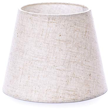 Retro Vintage Lampenschirm für Fassung E27 42mm antik Stoffschirm Ersatzschirm (medium)