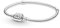 PANDORA Star Wars Schlangen-Gliederarmband aus Sterling-Silber mit kugelförmigem Verschluss - Größe 17-599254C00-17