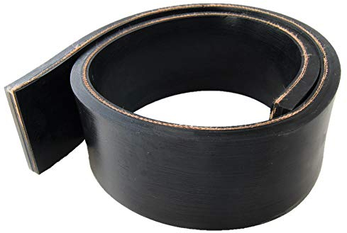 Gummistreifen mit Gewebe 2000x100x15mm Hartgummi Vollgummi Gummi-Matte Auflage Streifen Unterlage Schürfleiste Abrieb Schneeschild Leiste