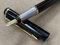 Jinhao Baoer 801 Luxury Executive Polished Black Steel Fountain Pen Writing Set - Pen + 5pk BLACK Cartridges...(Black Ink Cartridges, Baoer 801 Pen in Black Finish)