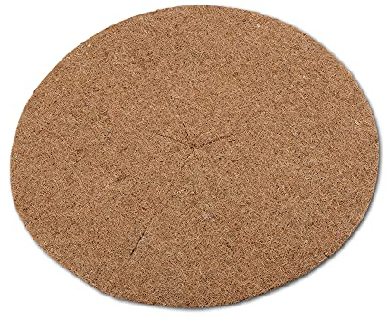 Natursache Kokosdisk, 5 Stück, Ø 37cm, Winterschutz für Pflanzen, mit Latex Beschichtung