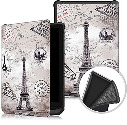 Vivlio Etui pour Vivlio Touch Lux 4 Lux 5 HD Plus - Tour Eiffel - Coque Housse liseuse